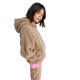 Roxy Γυναικεία ζακέτα City Track - Oversized Hooded Zip Fleece